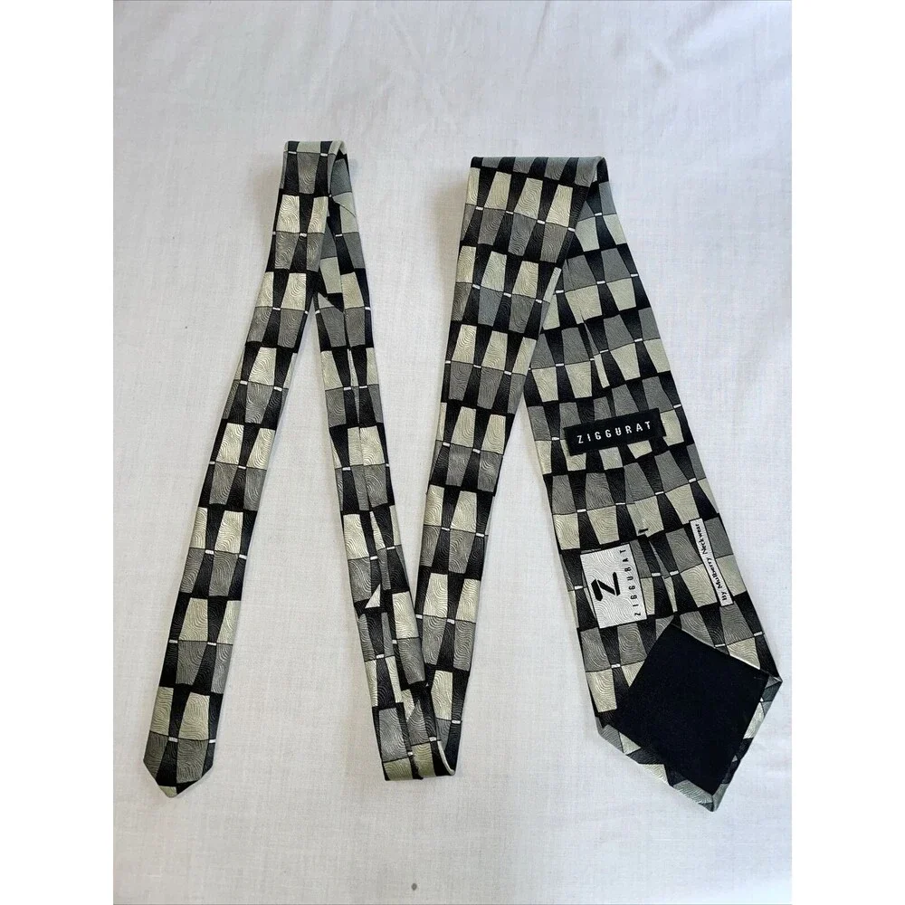 Ziggurat Dress Tie Mens Size 57